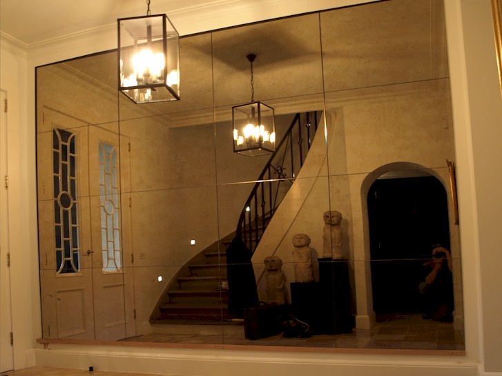 spiegelwand interieur design